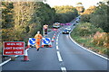 Roadworks at Brantham Bridge