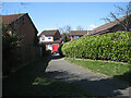 Footpath to Reynard Close from Hennals Avenue, Webheath, Redditch