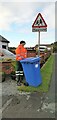 Halloween Scarecrow with wheelie bin, Eastrington