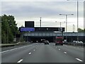 The M25 entering the Holmesdale Tunnel