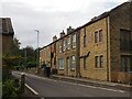 Traffic control on Barnsley Road, Flockton