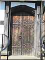 Door of Village Hall, Cradley, Herefordshire