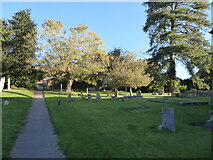 SU2771 : Holy Cross, Ramsbury: churchyard (c) by Basher Eyre