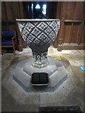 SU2771 : Holy Cross, Ramsbury: font by Basher Eyre