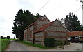 Brick and flint barn on Bale Road, Hindringham