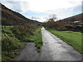 Former railway route south of Bridge Street, Ogmore Vale