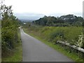 SY6782 : NCN26 cycle route and railway into Weymouth by David Smith