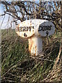 NT9152 : Old milepost by Chris Minto