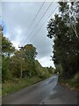 Overhead wires in Knockhundred Lane