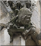 SK9771 : Lincoln Cathedral, Stone pinnacle carving  by Julian P Guffogg