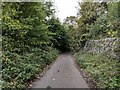 SK2064 : Holywell Lane, heading out of Youlgreave by Sebastian Doe