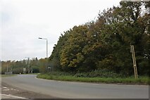 SP5083 : Roundabout on Watling Street near Lutterworth by David Howard