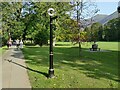 Signpost in Fitz Park, Keswick