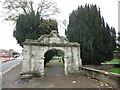 SZ5088 : Church Litten park gateway, Newport by Malc McDonald