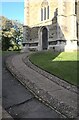 TF4576 : St. Wilfrid’s Church: path to the tower by Bob Harvey