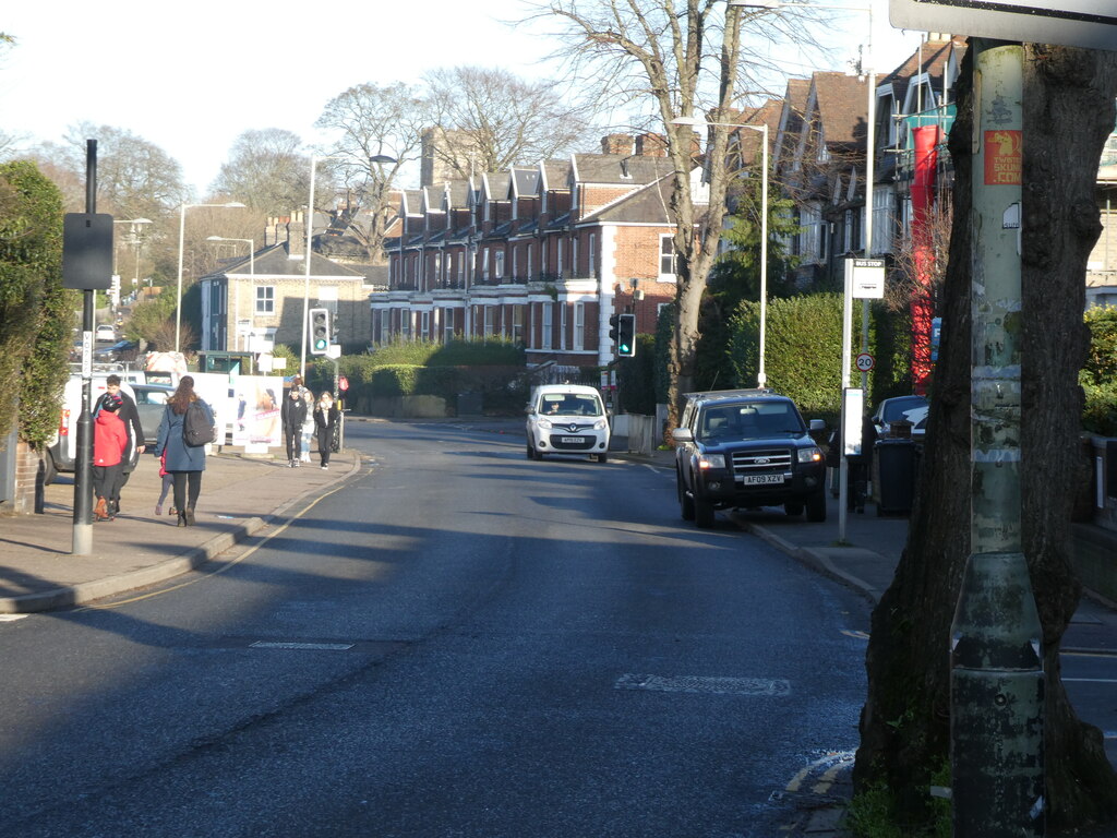 Unthank Road from near the East of... © Sebastian Doe Geograph