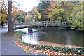 Footbridge over Swan Pool at Priory Park (Great Malvern)