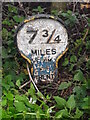 SK6735 : Grantham Canal Milestone by Mike W Hallett