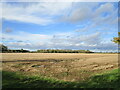 Stubble field near Scrivelsby Grange