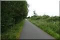 Path along the old railway line