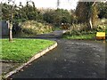 Small parking area, Efford Cemetery