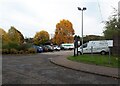 The car park at Crossford Village Hall