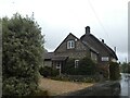 House with warning sign, Sydling St Nicholas