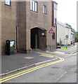 Dark green cabinet, Trosnant Street, Pontypool