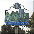 TM2043 : Rushmere St Andrews village sign by Adrian S Pye