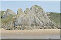 SS5387 : Gower - Three Cliffs Bay by Colin Smith