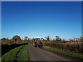 ST8483 : Hedge cutting near Alderton by Vieve Forward