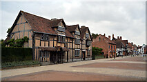 SP2055 : Shakespeare's birthplace and Henley Street, Stratford-upon-Avon by habiloid