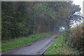TM3465 : Rendham: lane towards Grange Farm by Christopher Hilton