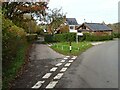 Road junction at Weobley Cross