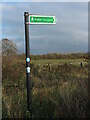 Signpost near Big Waters Country Park