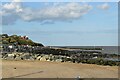 Cobbolds Point and the beach at Undercliff Road East