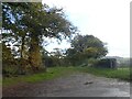 Farm track to farm buildings north of Culmstock