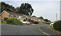 SP2866 : Houses on a steep slope, Berwick Close, Woodloes Park, Warwick by Robin Stott