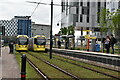 Metrolink trams at Harbour City