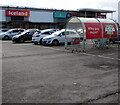 ST3487 : Asda trolley shelter in Newport Retail Park by Jaggery