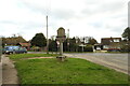 TG3928 : Lessingham and Hempstead with Eccles village sign by Adrian S Pye