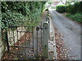 A gate on Church Lane