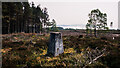 NH4937 : Trig point of Glaodhaich by Trevor Littlewood