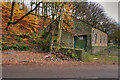 SD7914 : Former Railway Goods Shed at Summerseat by David Dixon