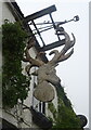 Sign for the White Hart Inn, Tetford 