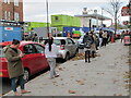 Lockdown 2, post office queue socially distanced