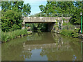 Railway bridge over the canal at Slade Heath, Staffordshire