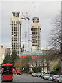 Towers being built, one will be 54 storeys