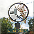 Great Snoring village sign