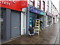 H4572 : BT phone shop getting ready to open in High Street, Omagh by Kenneth  Allen